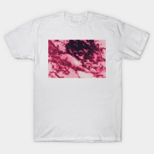 Pink marble clouds T-Shirt